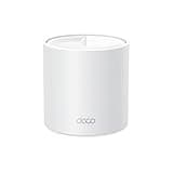 TP-Link Deco X10 AX1500 Whole Home Dual Band Mesh Wi-Fi 6 System, AI-Driven, Coverage up to 2100ft²,Connect up to 120 Devices,Ideal for Gaming&4K, Alexa and Google Home Compatible, Pack of 1