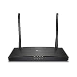 TP-Link XC220-G3V AC1200 Wireless 4 Gigabit Port, 1 VOIP Port, XPON Wireless Fiber Router (Black, Dual Band) with 2 External Dual Band Antennas, Easy Remote Management