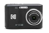 KODAK PIXPRO Friendly Zoom FZ45-BK 16MP Digital Camera with 4X Optical Zoom 27mm Wide Angle and 2.7" LCD Screen (Black), 63 MB