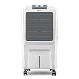 Orient Electric Durachill 40 L Portable Air Cooler For Home | Densenest Honeycomb Pads |More Air Delivery | Fully Collapsible Louvers |Inverter Compatible | 1 Year Warranty by Orient | White & Grey