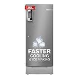 Bosch 207 L,3 star,Smart Inverter,Direct-Cool Single Door Refrigerator,Fine Steel(CST20S23VI)|18 Hrs Cooling Retention|Super Freeze|XL Vegetable Box|Base Drawer|Delicate Veggie Box|2.5x Faster Cooling