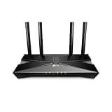 TP-Link XX530v AX3000 Wi-Fi 6 XPON Wireless Router | Black | Dual Band 2.4GHz & 5GHz | 4 Fixed High-Gain Antennas | 4 Gigabit LAN Ports | 1 VoIP Port | SC/APC Fiber Port | Easy Remote Management