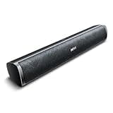 Mivi Fort Q26 Soundbar with 26W Powerful Audio, 2.0 Channel with Dual Full-Range Speakers, Multiple Input Modes, 6H Playtime, 2500mAh Battery, Made in India Soundbar for TV