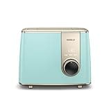 Havells Craft Pop Up Toaster | Touch Control Operation | 8 level Custom Browning Level| Live Cooking Timer | Defrost Mode | Reheat Mode | Intelligent Energy Saving Operation (Blue & Gold)