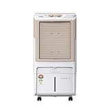 Kenstar Dominar HC 70 Desert Air Cooler|70L Tank|5-Star BEE Rated|5-Year Warranty on Pump & Motor|50 ft Air Throw|Honeycomb Cooling Pads|Ice Chamber|Water Level Indicator I 16-Inch Fan I White & beige