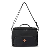 KURMA Cinema Sack 9.5 Liter Polyester Professional Projector Portable Travel Bag and Carrying Case with Soft Detachable Shoulder Strap fits 13 Inch (KFBACBLK20-0724, Black)