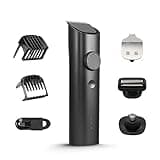 MI Xiaomi Grooming Kit,(Trimmer Kit) All-In-One Professional Styling trimmer, Body Groomer, Nose & Ear Hair Trimming blade, Beard Comb,40 Length Settings,0.5mm Precision,Type-C & 90 min Run Time,Black