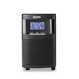Microtek- Online UPS E2-1KVA 24V Pure Sinewave with in-Built Batteries (12V 9AHx2) Power Backup & Protection for Home Office, Desktop PC & Shops