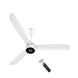 atomberg Renesa Enzel 1200mm BLDC Ceiling Fan with Remote Control | BEE 5 star Rated Energy Efficient Ceiling Fan | High Air Delivery with LED Indicators| 3 Year Warranty (Gloss White)