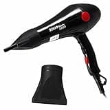 Choaba Hair Dryer 2000W Professional Hot & Cold Air | Compact Travel Dryer with Styling Nozzle & Diffuser | Lightweight Hair Dryer for Men & Women