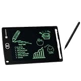 Portronics Ruffpad 8.5E Re-Writable LCD Writing Pad with Screen 21.5cm (8.5-inch) for Drawing, Playing, Handwriting Gifts for Kids & Adults,(Black)