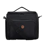 KURMA Cinema Sack 9.5 Liter Polyester Professional Portable Projector Travel Bag and Carrying Case with Soft Detachable Shoulder Strap fits 13 Inch (KFBACBLK18-0724, Black)