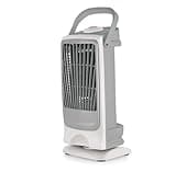 BLUBEL Portable Mini Tower Fan for Personal Cooling | Compact Table Fan with High Air Delivery, Low Noise & Energy Saving | Ideal for Home, Office & Desk Use (White & Grey)