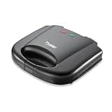 Prestige PGMFB 800 Watt Grill Sandwich Toaster with Fixed Grill Plates, Black