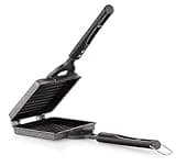 PANCA Non-Stick Jumbo Grill Gas Toaster Premium Big Bread Sandwich Maker Griller with Bakelite Handles (Magnum Toaster)