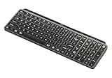 acer KeyPro X105 Wireless Keyboard I Dual Mode 2.4GHz USB + BT 5.0 I 105 Keys Full Size Keyboard I Rechargeable 400mAh Battery I USB-C Charging I 64H Use I Windows Mac Android Compatible I Space Grey