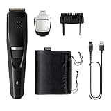 Philips Pro Beard Trimmer and Styler for Men| Titanium Blades| 2.5x Higher Precision| Beard Sense Tech|5 Mins Quick Charge| 20 Length Settings| 6X Longer Battery Life| New Model - BT3441/30