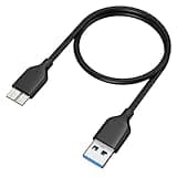 Sounce USB 3.0 A to Micro B SuperSpeed Data Cable – Short High-Speed Cable for External Hard Drives, HDD, SSD, and Other USB 3.0 Devices – Fast Data Transfer & Stable Connection (Short Length)