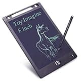 Toy Imagine LCD Writing Tablet for Kids 8.5 Inch | Reusable Slate Pad for Boys & Girls | Drawing, Doodle & Study Tab for Age 2-10 Years | Screen-Free Toys for Learning & Fun Activities
