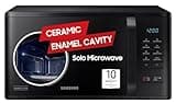 Samsung 23 L Solo Microwave Oven (MS23A3513AK/TL, Black, Auto Cook Programs, Child Safety Lock, Memory Feature, Deodorization, Ceramic Enamel Cavity with 10 year warranty)
