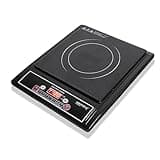 Sheffield Classic 1400W Portable Induction Cooktop | Soft Push Buttons, 7 Preset Modes, Easy Touch Control | Auto Shut‑Off, Fast Heating & Energy‑Efficient Electric Stove – Black