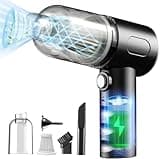 DADLM® 3 in 1 Portable Car Vacuum Cleaner with Blower | USB Rechargeable Wireless Handheld Car Vacuum Cleaner Traveling, Camping Reusable,Portable,Rechargeable (1)