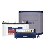 Luminous Inverter & Battery Combo (Power sine 800 Pure Sine Wave 700VA/12V Inverter with RC15000 PRO Short Tubular 120Ah Battery + Trolley) for Home, Office & Shops