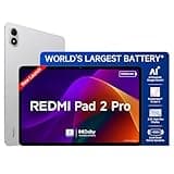 Redmi Pad 2 Pro [Smartchoice] | 12000mAh | Snapdragon 7s Gen 4 | 12.1-inch,2.5K Display |83+ Days Standby |HyperOS 2 |120Hz |Dolby Vision Atmos |Wi-Fi 6 |AI Powered | 8GB, 128GB | Quick Silver