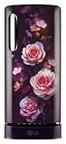 LG 185 L, 5 Star, Smart Inverter, Direct Cool Single Door Refrigerator (GLD1956ZAPB, Purple Bloom, Fit Max Chiller Tray, Base stand with Drawer & Runs on Home Inverter)