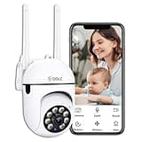 DDLC 4MP WiFi Mini PTZ Home Security Camera | Full HD | Color Night Vision | Motion Detection | Two-Way Audio | Wireless CCTV Camera for Home Outdoor with Mobile App V380 Pro (Mini ptz)