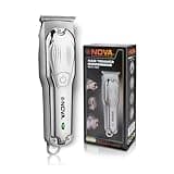 NOVA NHT 1101 Trimmer 120 min Runtime 4 Length Settings (Silver),Men,Lithium Ion Battery