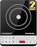 Longway Cruiser IC PB 2000 Watt Induction Cooktop with Auto Shut-Off & Over-Heat Protection With 8 Cooking Mode & BIS Approved (Black, Push Button)