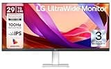 LG 29U531A 73 cm (29 Inch) UltraWide WFHD (2560x1080) IPS Monitor, 100Hz, 5ms(GtG), Anti-Glare, sRGB 99% (Typ.), HDR10, 3-Side Virtually Borderless, HDMI, DP, USB-C, Speakers, Tilt Adjustable (Black)