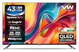 VW 109 cm (43 inches) Pro Series 4K Ultra HD Smart QLED Google TV VW43GQ2