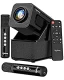 Lifelong Electronics ROAR Projector with 2 Mics | Booming 20W Speakers | Cricket Commentary, Karaoke Party & Room Cinema | 1080P & 4K Ultra HD Support | All Android OTT Apps | Ultra Bright 150” Screen