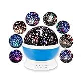 Desidiya Night Light Star Projector | Star Master Galaxy 360 Rotating Colorful Lights Starry Space Projection Home Room Decoration Design | Moon Star Projection Lamp for Kids Room