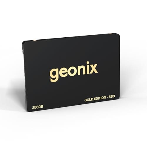GEONIX SATA 2.5" 256GB Internal Solid State Drive6Gb/s | Fast Performance | Read/Write Speed Upto - 570/500 MB/s | Quad Channel Controller Compatible with PC and Laptop | 5 Years Warranty.