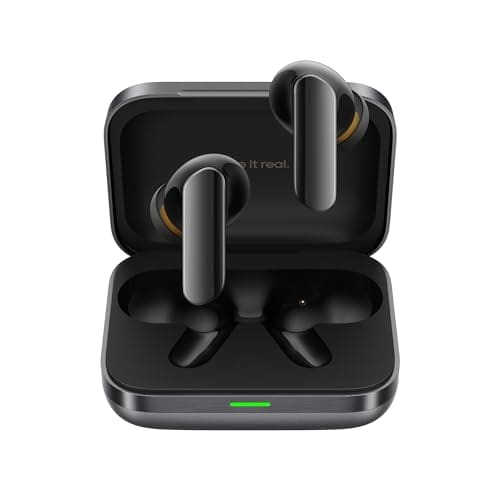 realme Earbuds Air 7 True Wireless,12.4mm Dynamic Bass Drivers,52Hrs Playtime,52dB Hybrid ANC,6 Mic ENC,45ms Low Latency,360° Spatial Audio,Hi-Res LHDC,IP55 Dust & Water Resistant,BT v5.4(SlateGrey)