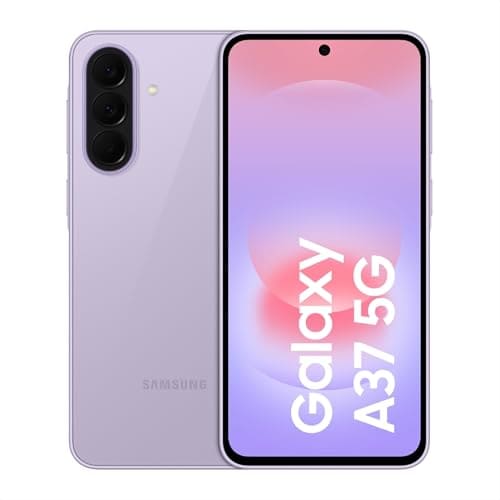 Samsung Galaxy A37 5G (Awesome Lavender, 8GB RAM, 128GB Storage), Agentic AI, Triple Camera with Nightography Video, 2 Days Battery Life, 6 Gen OS Upgrades, IP68, 7.4mm Sleek, with No Cost EMI