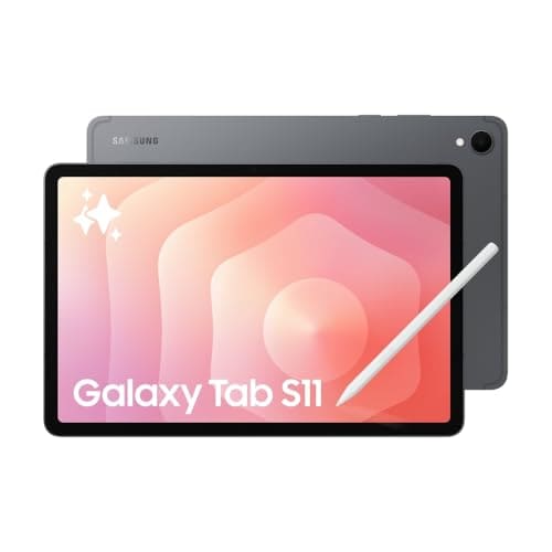 Samsung Galaxy Tab S11 with AI, Hexagonal S-Pen in-Box, 27.8 cm (11 Inch) Dynamic AMOLED 2X Display, 120Hz Refresh Rate, Pre Loaded Pro Apps, 12GB RAM, 128GB Storage, Wi-Fi Tablet, Gray