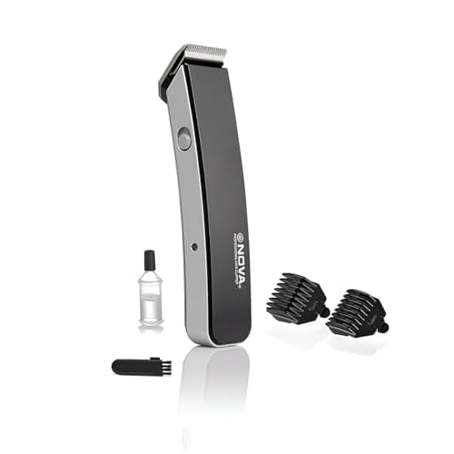 New NOVA Trimmer – Professional Precision Beard and Hair Trimmer with Adjustable Length Settings, High-Performance Blades, Rechargeable Battery, Cordless Operation