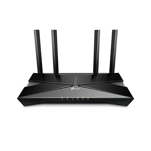 TP-Link XX530v AX3000 Wi-Fi 6 XPON Wireless Router | Black | Dual Band 2.4GHz & 5GHz | 4 Fixed High-Gain Antennas | 4 Gigabit LAN Ports | 1 VoIP Port | SC/APC Fiber Port | Easy Remote Management