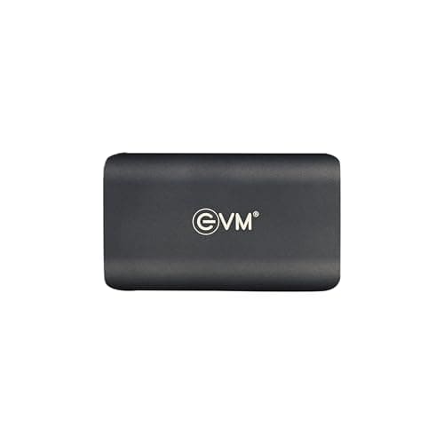EVM EnSave External SSD 256GB - Smallest Portable SSD - 550 Mb/s Read & 500 Mb/s Write - USB 3.1 Gen 2 Type C - 10 Years Warranty (EPSSD/256GB)