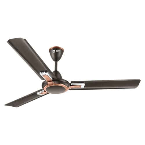 Orient Electric 1200 mm Apex Prime| 5 Years Warranty by Orient | 350 RPM Motor Speed | BEE 1-Star Rated Energy Efficient Fan| Rust-Proof Aluminium Blades| Ceiling fan for home| Smoke Brown, Pack of 1