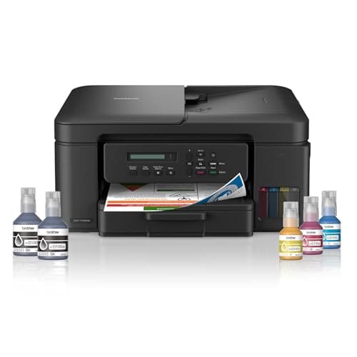 Brother Ink Tank DCP-T730DW (New Launch) WIFI Auto Duplex Color Multifunction Printer (Print Scan Copy), ADF, Print Upto 15K Pages Black & 5K in Color Each for(CMY), Extra Black Ink, Free Installation