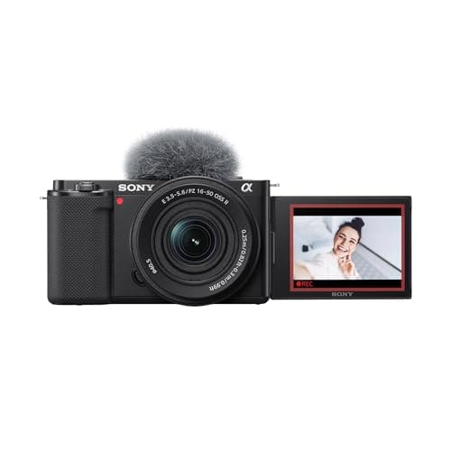 Sony Alpha ZV-E10K (Previously ZV-E10L) with Upgraded SELP1650 (Ver 2) Power Zoom Lens | 24.2 MP Interchangeable-Lens Mirrorless vlog Camera, Made for Creators |APS-C Sensor 4K Movie Recording-Black