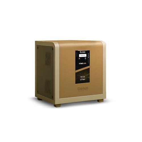 Genus MaxiLion 1000 VA Inverter with Upto 12 Year Life Integrated 1280Wh Lithium-Ion Battery for Home Office & Shop - Full 5 Year Product Warranty