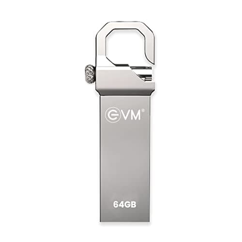 EVM 64GB USB 2.0 Metal Flash Drive | Pendrive for Storage Backup | Compact Durable Design | Plug & Play | for Laptop PC | 10 Year Warranty (EVMPD/64GB)