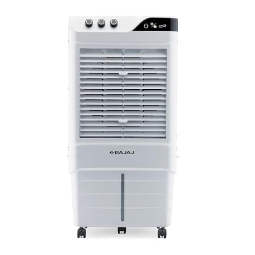 Bajaj DMH 90 Neo 90L Desert Air Cooler for Home|For Larger Room|Anti-Bacterial Honeycomb Cooling Pad|High-Speed|Ice Chamber|90Ft Air Throw|3-Speed Control|3 Year Comprehensive Product Warranty|White