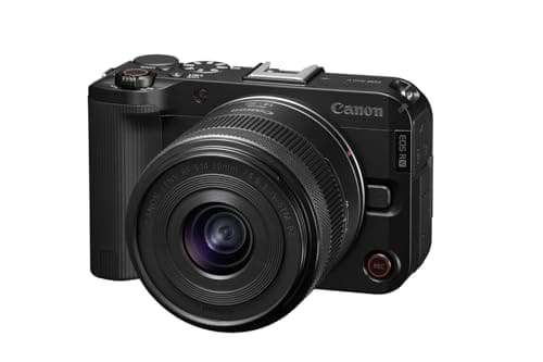 Canon EOS R50 V Mirrorless Camera Kit with RF-S14-30mm F4-6.3 is STM PZ Lens – Black | 24.2 MP APS-C Sensor, 4K Video, Compact Design